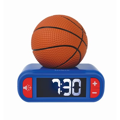Réveil avec veilleuse Basketball en 3D LEXIBOOK