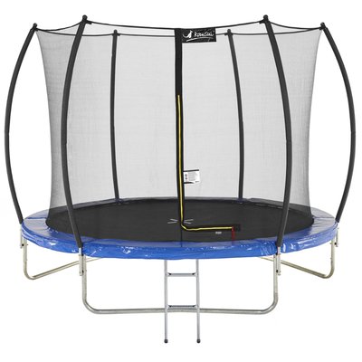 Trampoline jardin FPR Bleu Ø300 +échelle KANGUI