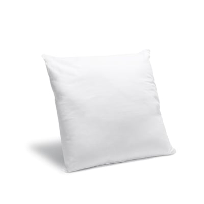 Oreiller moelleux enveloppe COTON BIO BLEU CALIN
