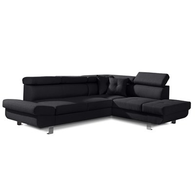 Canapé d'Angle Convertible en Tissu 5 places - LISBONA LISA DESIGN