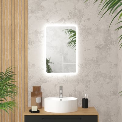 Miroir rectangulaire à leds HOME MAISON