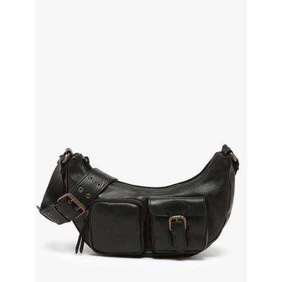Sac bandoulière Cargo cuir BASILIC PEPPER