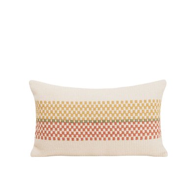 Housse de coussin en Tissage graphique en coton  EMEO MADURA