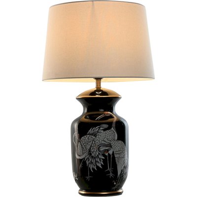 Lampe de salon en céramique, héron RECOLLECTION
