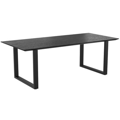 Table rectangulaire 8 personnes en bois de teck recyclé 220 cm  - ADOK RENDEZ-VOUS DÉCO