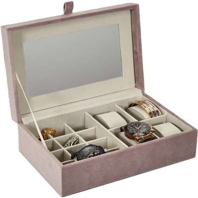Boite à bijoux et montres en velours CMP