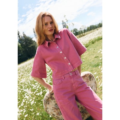 Chemise en denim courte LOLALIZA