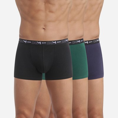 Lot de 3 boxers Coton Stretch DIM
