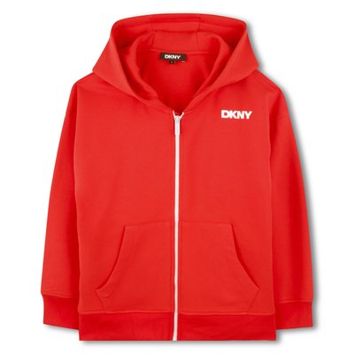 Cardigan à capuche en molleton DKNY