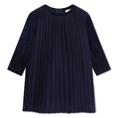 Robe plissée velours brillant CARREMENT BEAU