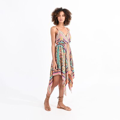Robe imprimée asymétrique MOLLY BRACKEN