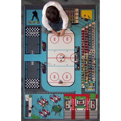 Tapis de jeu enfant sport LE HOCKEY TAPITOM