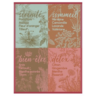 Torchon en Coton, SÉRÉNITÉS LE JACQUARD FRANCAIS