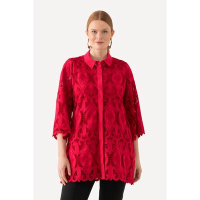 Chemisier en dentelle avec col chemise ULLA POPKEN