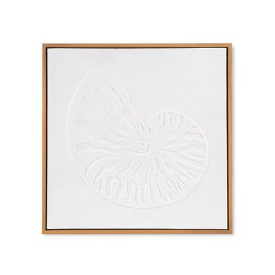 Tableau abstrait coquillage - LACANAU MAISON AUBERTIN
