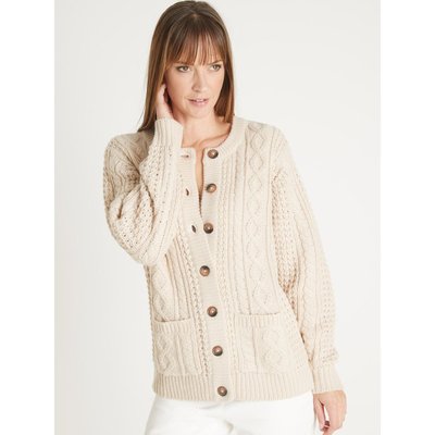 Cardigan maille torsadée DAXON