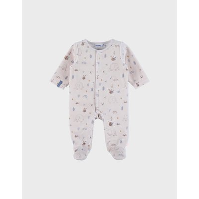 Pyjama bébé en velours à motif jungle NOUKIE'S