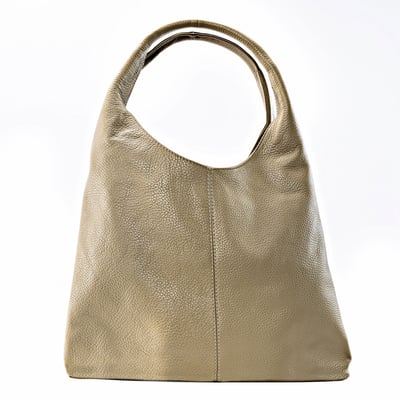 Sac à main en cuir grainé italien BOSTON OH MY BAG
