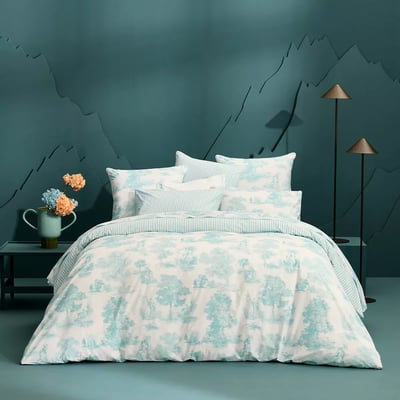 Housse de couette percale de coton POESIE GARNIER THIEBAUT