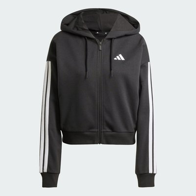 Veste à capuche entièrement zippée French terry 3 bandes Essentials ADIDAS SPORTSWEAR