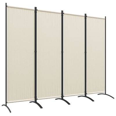 Brise-vue paravent sur pied séparateur 4 panneaux 221 x 172 cm OUTSUNNY