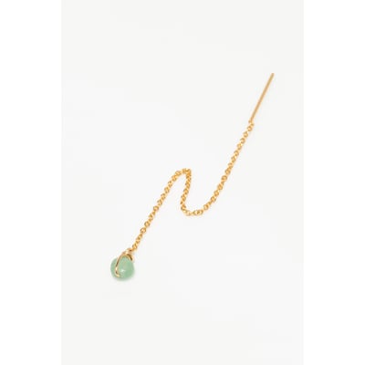 Bijou d'oreille Stella multi-positions - Aventurine YAY PARIS