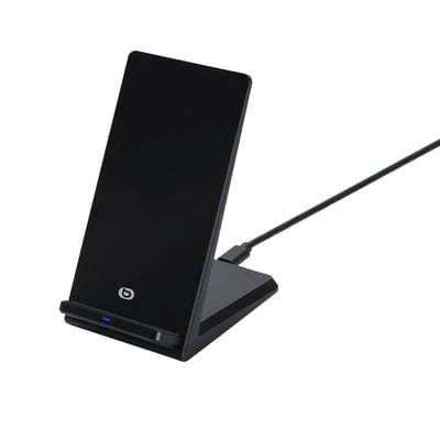 Chargeur induction sans fil 10W Noir Stand ESSENTIEL B