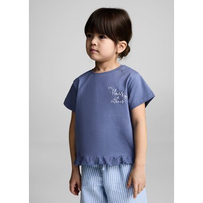 T-shirt en coton brodé MANGO BABY