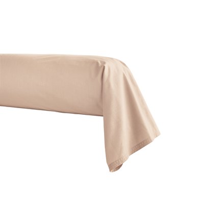 Taie de traversin unie en percale de coton, PREMIERE ESSIX
