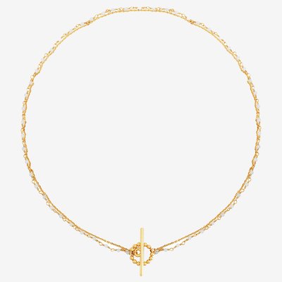 Collier doré à l'or fin ROXANE CAROLINE NAJMAN