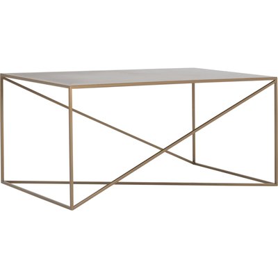 Table basse en métal, rectangulaire, Memo RECOLLECTION