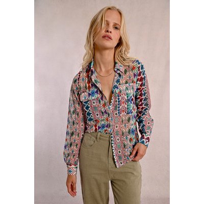 Chemise imprimée, poches à rabats MOLLY BRACKEN