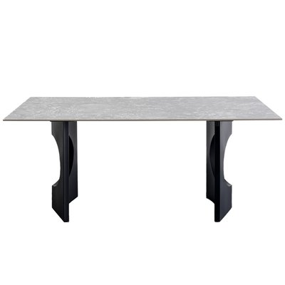 Table en grès et acier, BILBAO KARE DESIGN