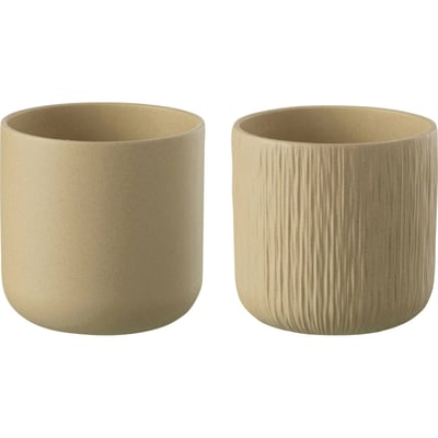 Lot de 2 cache-pots en céramique xxl RECOLLECTION