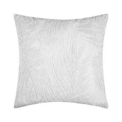 Coussin carré  - Effet velours avec motif en relief tropical LOVELY CASA
