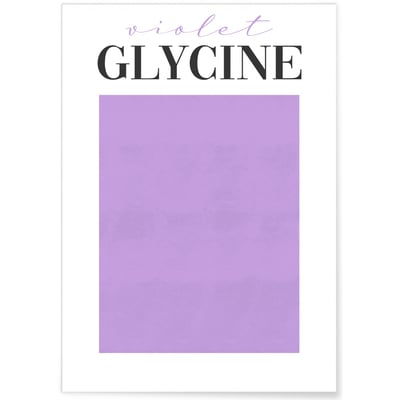 Affiche Violet Glycine L'AFFICHERIE