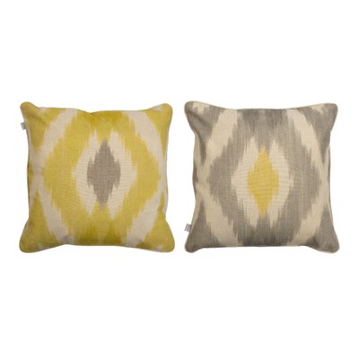 Lot de 2 housses de coussin FORMENTERA CARRÉ NAF NAF HOME