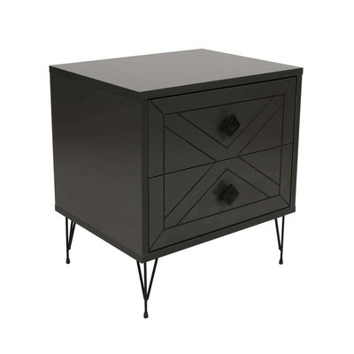Chevet en aggloméré et métal Luna HANAH HOME