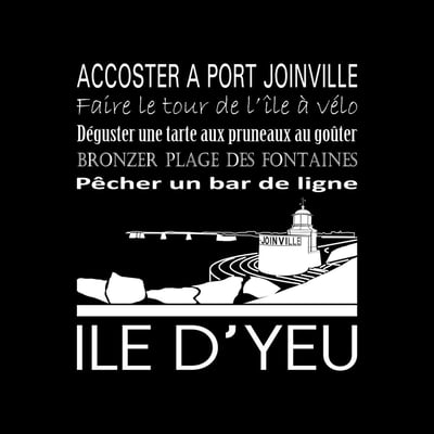 Tableau Mural Île D'yeu RÉGIONALISME CEANOTHE