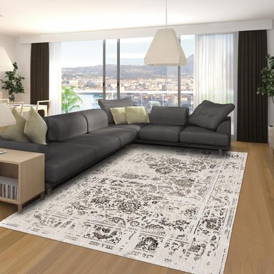 Tapis oriental tissé motif ancestral DESTRUCT 7 UN AMOUR DE TAPIS