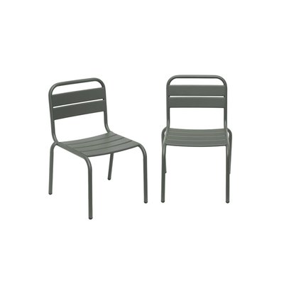 Chaise enfant, salon de jardin enfant métal (lot de 2) KRISTOFF SWEEEK