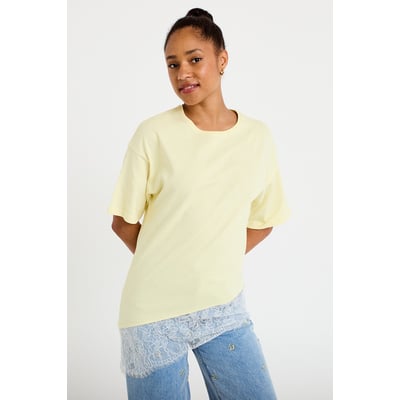 T-shirt oversize longue dentelle CACHE CACHE