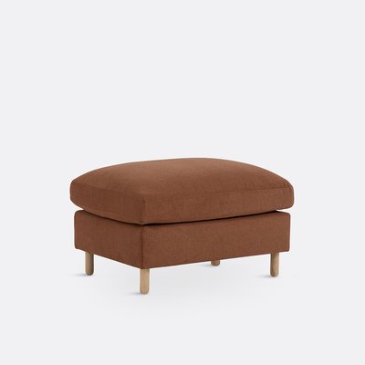 Pouf polyester chiné, Loméo LA REDOUTE INTERIEURS