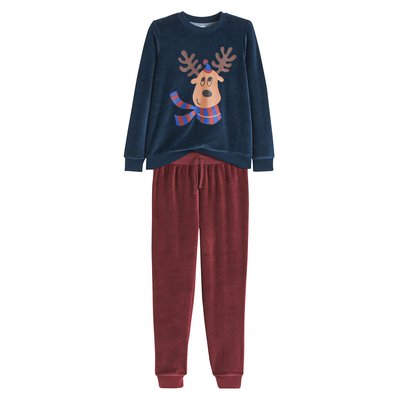 Velour Reindeer Pyjamas LA REDOUTE COLLECTIONS