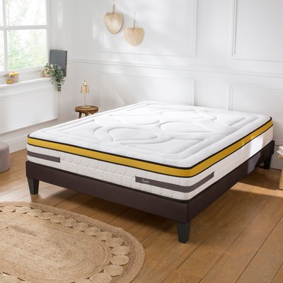 Ensemble Matelas AUBERTIN Ressorts et sommier tissu MAISON AUBERTIN