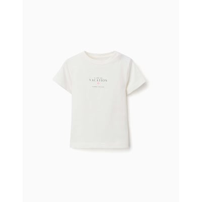 T-shirt en coton avec imprimé Vacation ZIPPY