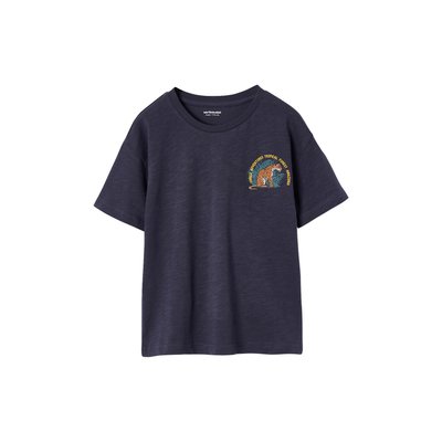 T-shirt motif tigre devant/dos VERTBAUDET