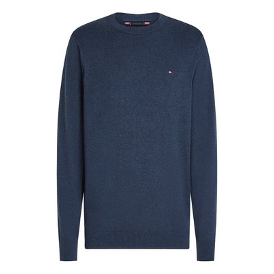 Pull girocollo in cotone pima e cachemire TOMMY HILFIGER