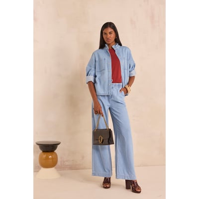 Jean large en coton SIMON Maison 123