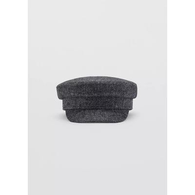 Casquette style marin en laine mélangée MANGO